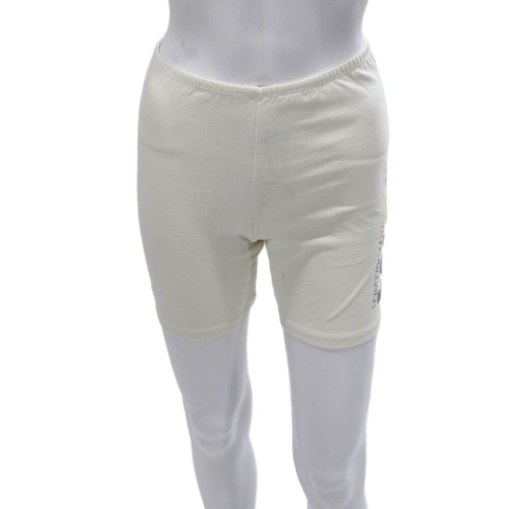 Madhappy Womens Biker Shorts Ivory Size S
